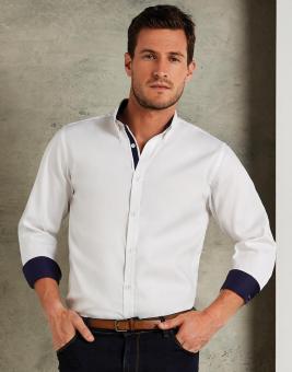 Kustom Kit Premium Oxford Hemd Langarm günstig kaufen