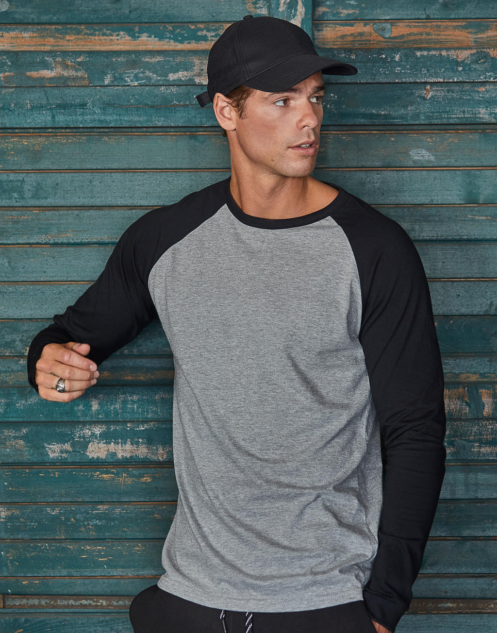 Tee Jays 2-farbiges Langarm T-Shirt TJ5072 | Basic-Shirts