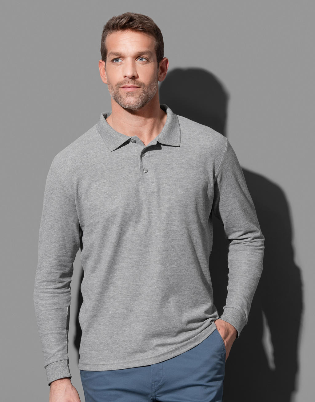 Stedman Poloshirt langarm günstig kaufen | Basic-Shirts